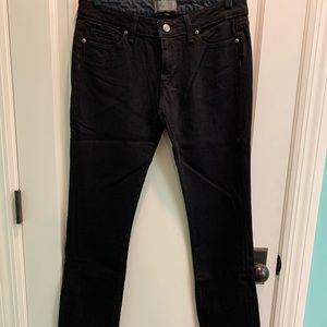 NWOT Paige premium blue heights black jeans 28
